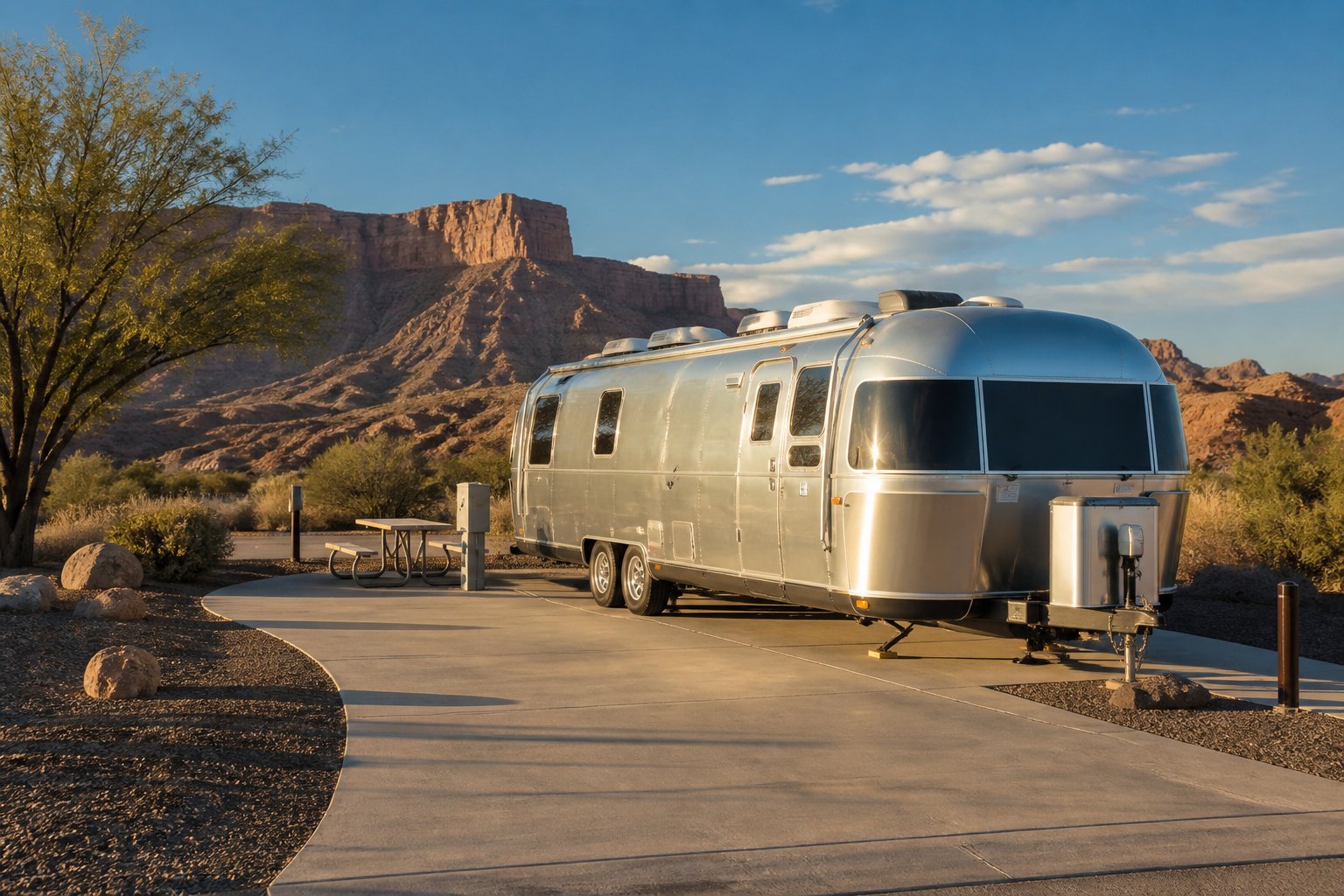Airstream-Friendly Campgrounds: Pull-Throughs, Polishing Stations, and Site Selection