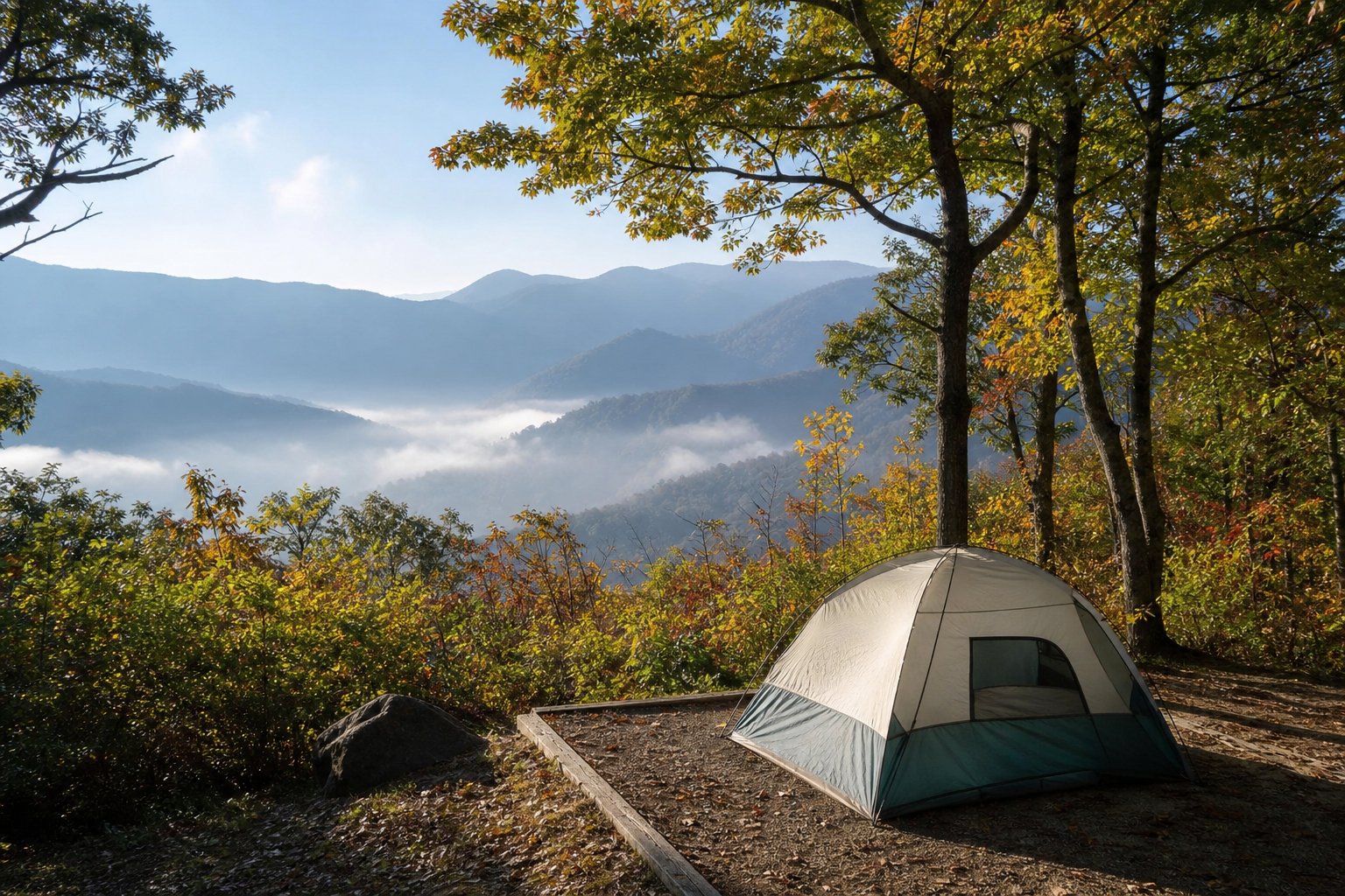 Appalachian Mountain Campgrounds: Ridge-Line Sites and Valley Floors