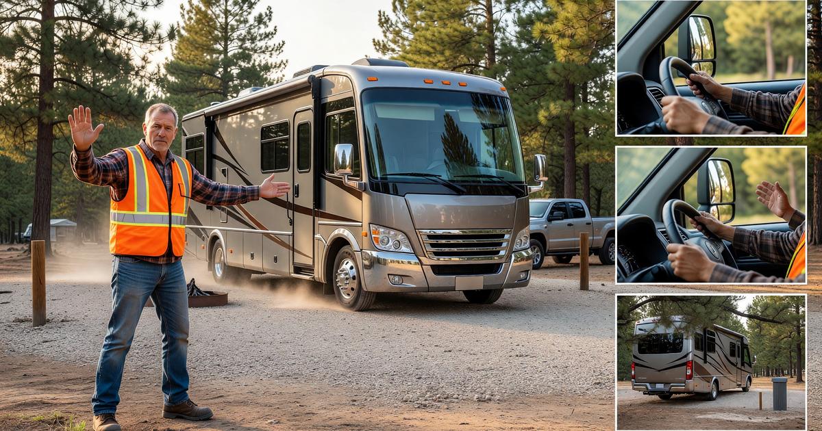 How to Back an RV Into a Campsite: Step-by-Step Technique and Tips