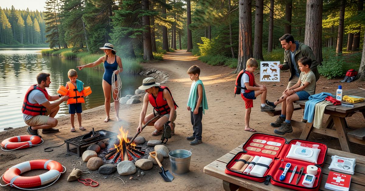 Camping Safety for Families: Water, Fire, Wildlife, and Medical Preparedness