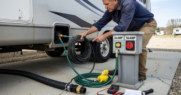 Complete Guide to RV Hookups: Electric, Water, and Sewer Explained