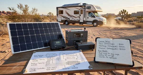 RV Solar and Battery Systems: What You Actually Need for Off-Grid Camping