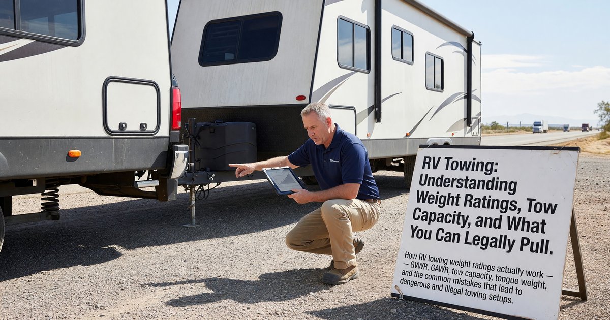 RV Towing: Understanding Weight Ratings, Tow Capacity, and What You Can Legally Pull